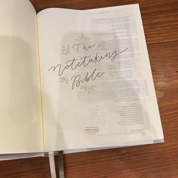Holman's CSB Notetaking Bible Hosanna Revival hardcover book - Picture 4 of 6